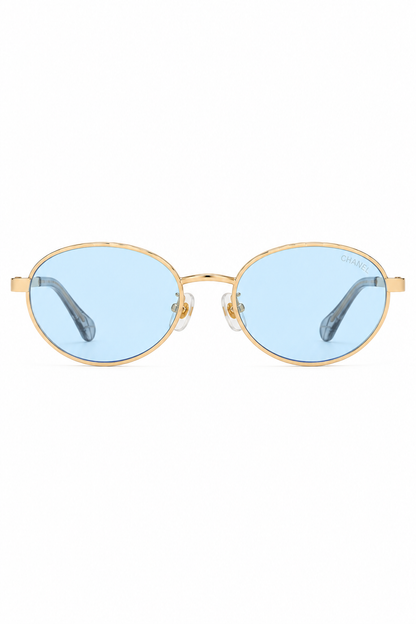 Lentes C’anel Round Metal