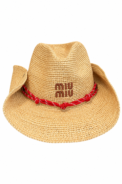 Sombrero M’u Miu Raffia Western