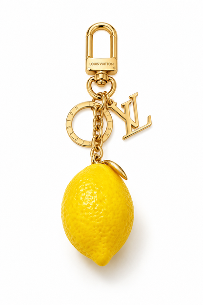 LV Lime Keychain