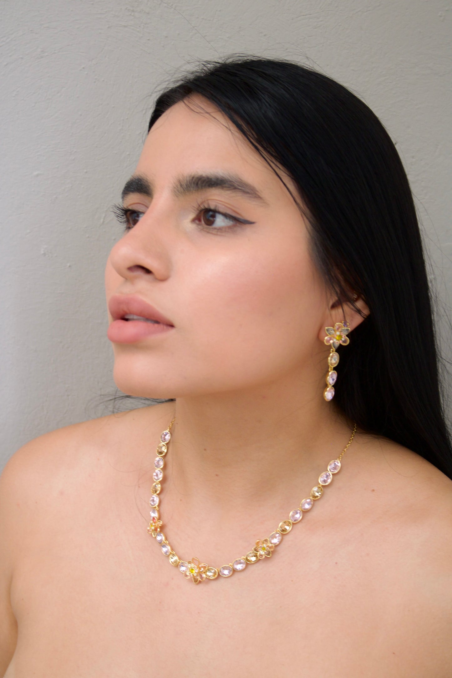Collar y Aretes a Juego Swarows