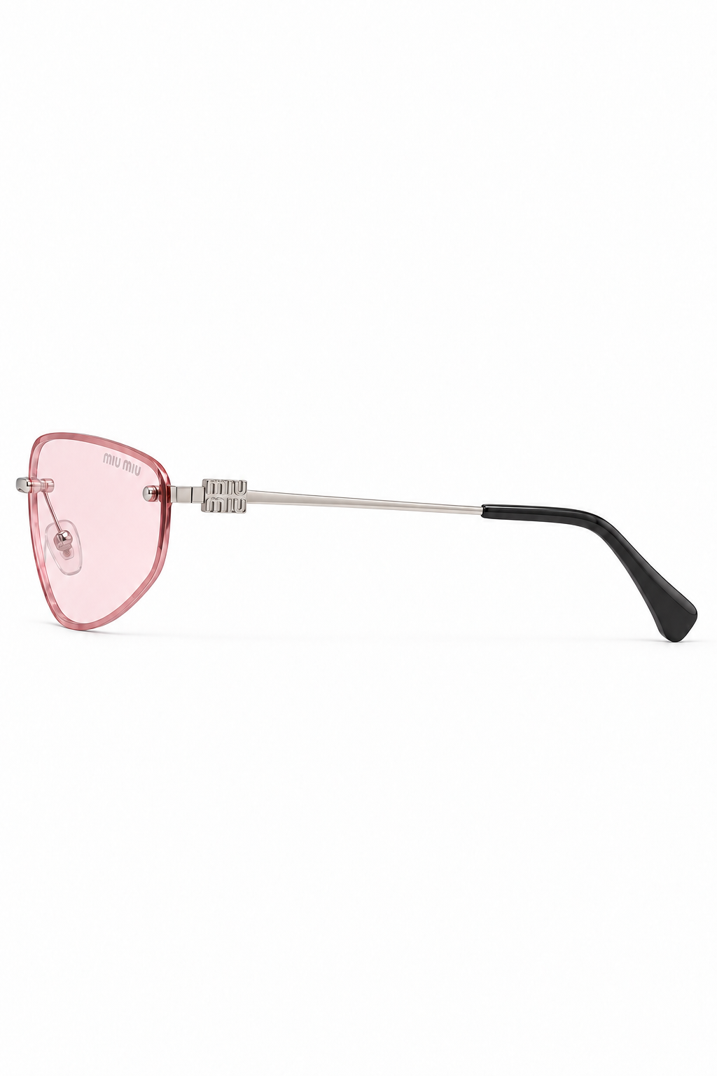 Lentes M’u M’u Logo Rimless Shield