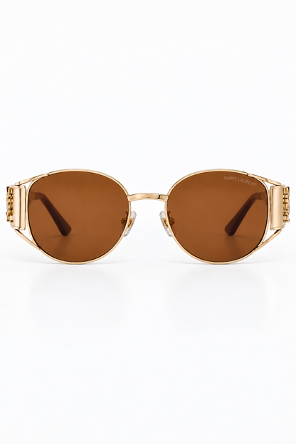 Lentes S’int Laurent Round Logo