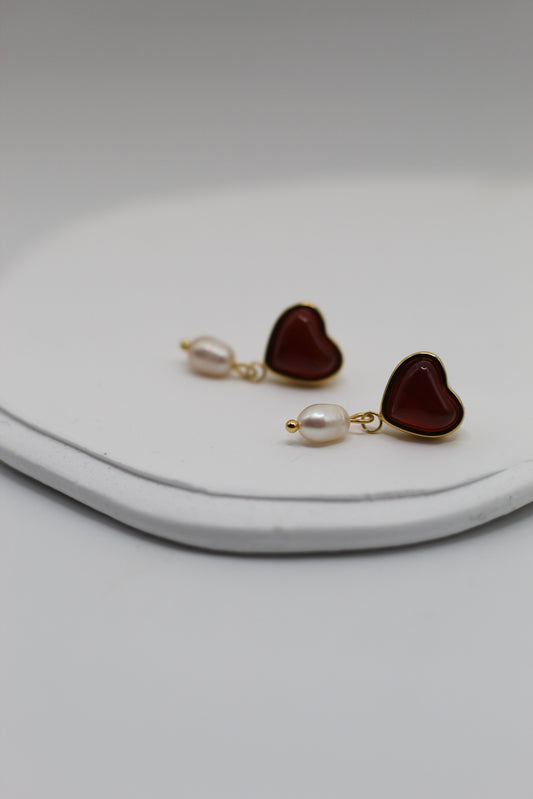 Pendientes Corazón Natural
