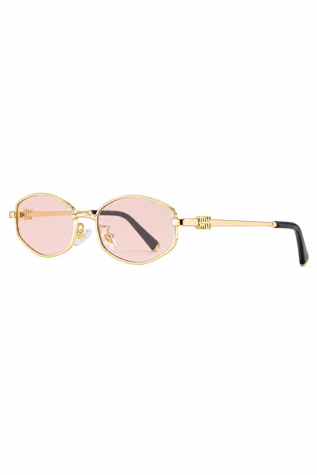 Lentes M’u M’u Gold Geometric